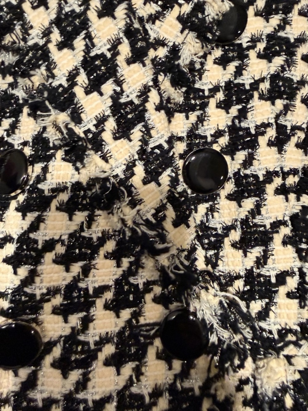 Veronica Beard Miller Dickey Houndstooth Tweed Blazer - Picture 8 of 12